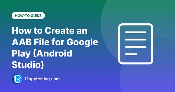 How to Create an AAB File for Google Play (Android Studio)